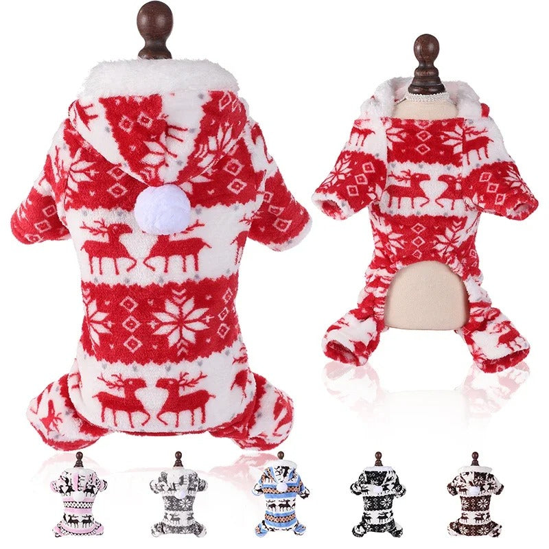 Dog Christmas Jumpsuit