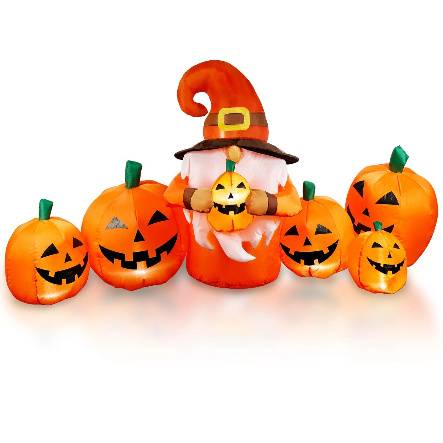 Owl Inflatables Halloween Decorations Pumpkin Creepy Terror Scary Props