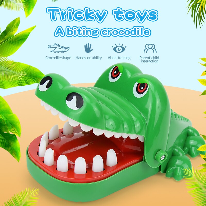 Crocodile Teeth Toys For Kids Alligator Biting Finger Dentist Games.