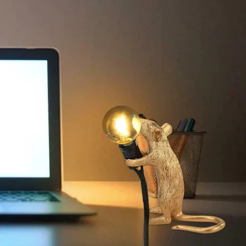 Gold Mouse Desk Lamps (3PCS)