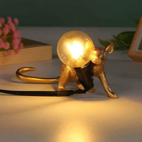 Gold Mouse Desk Lamps (3PCS)