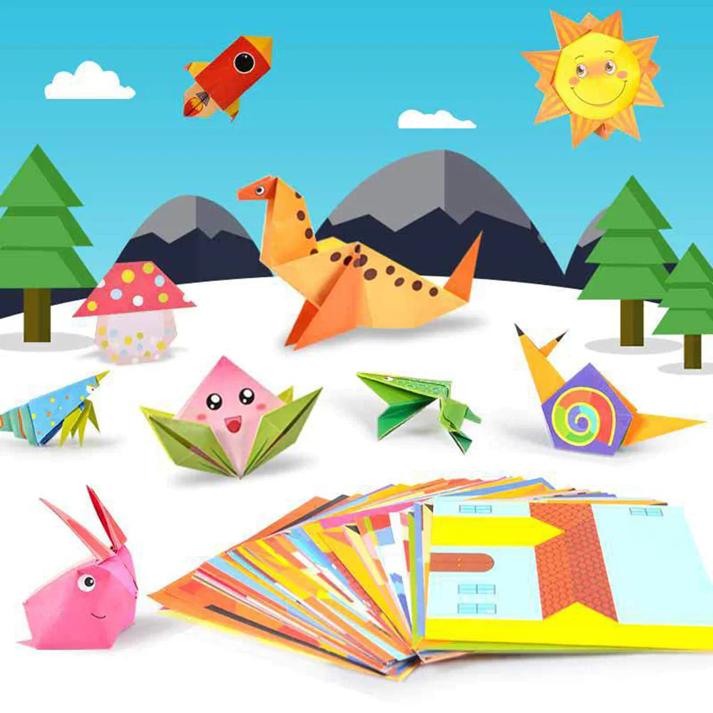 3D Paper Art Kids Craft Toys
