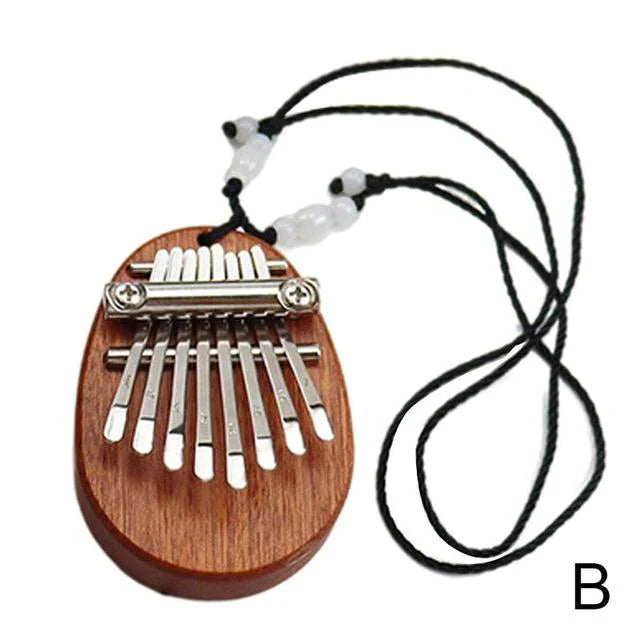 Wooden Mini 8 Keys Pocket Kalimba