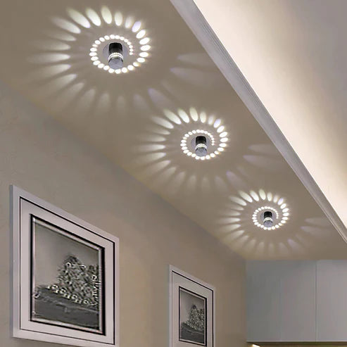 Amazing Spiral Decorating Wall Lamp