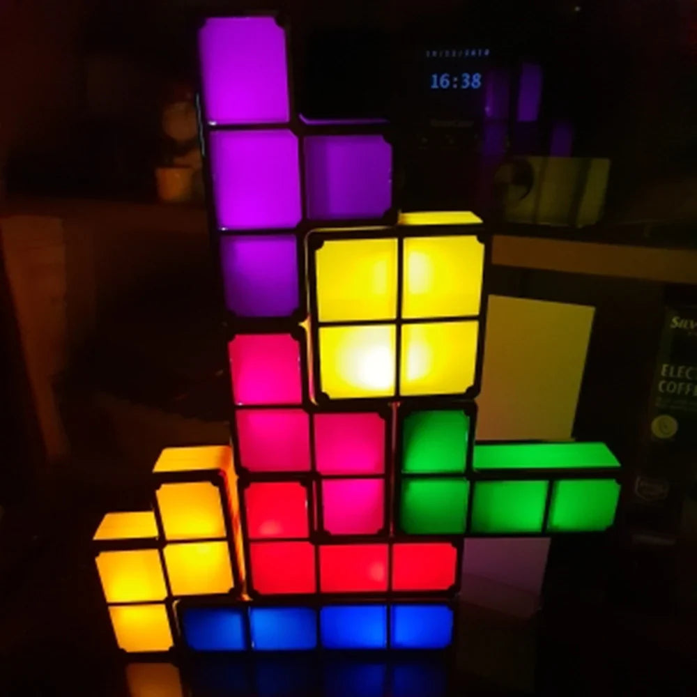 Tetris Puzzle Light Lamp