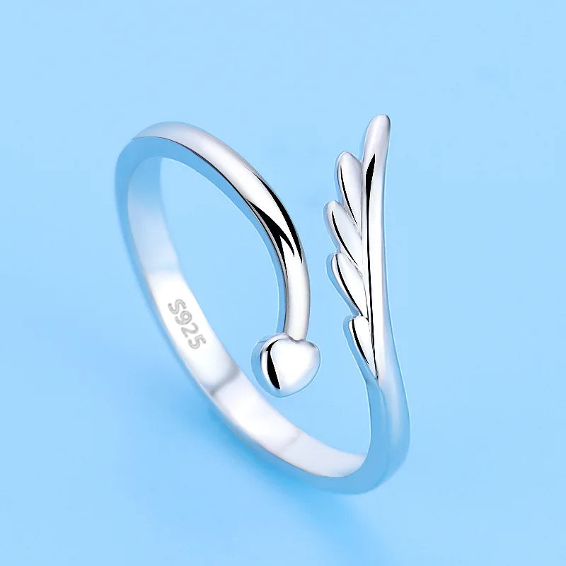 Hot 925 Sterling Silver Ring Adjustable Simplicity