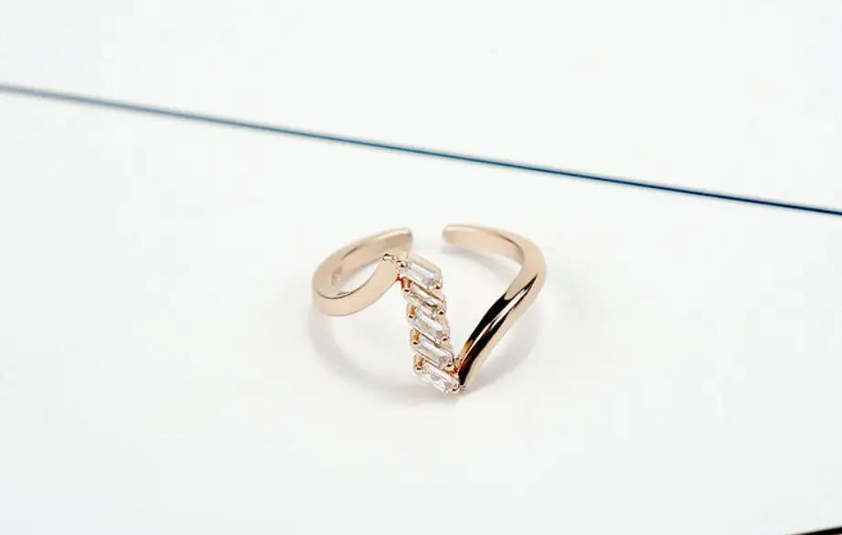 Hot 925 Sterling Silver Ring Adjustable Simplicity