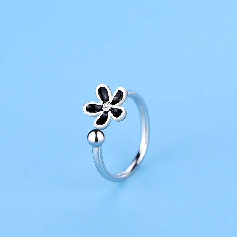 Hot 925 Sterling Silver Ring Adjustable Simplicity