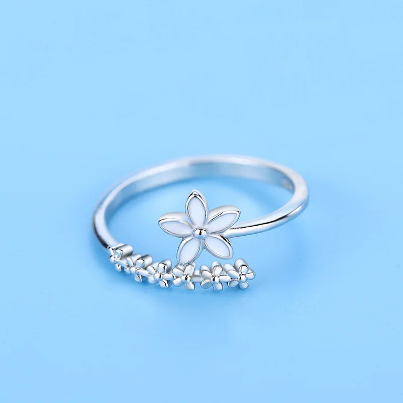 Hot 925 Sterling Silver Ring Adjustable Simplicity