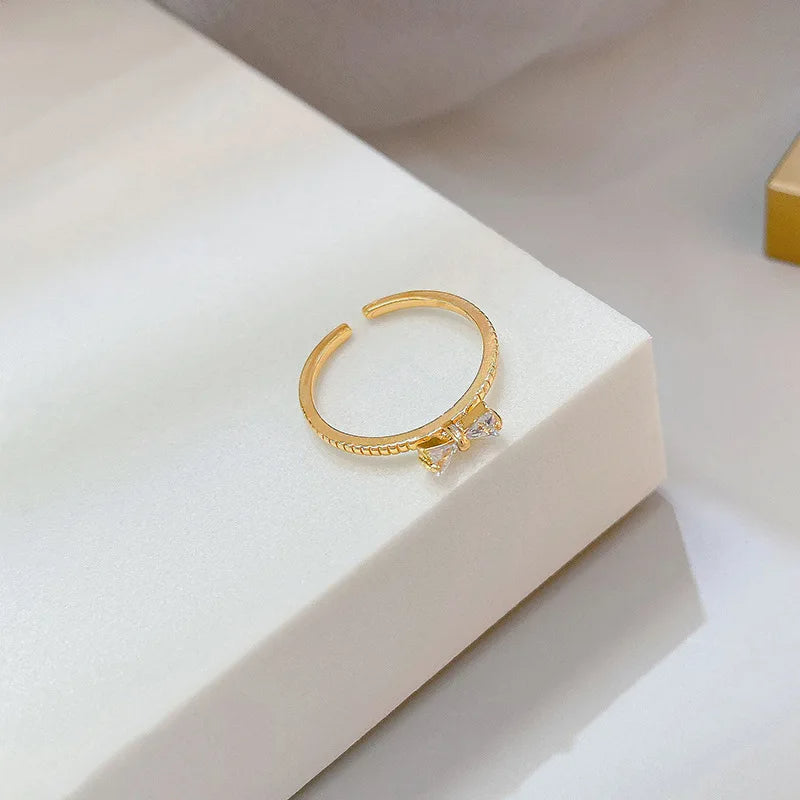 Hot 925 Sterling Silver Ring Adjustable Simplicity