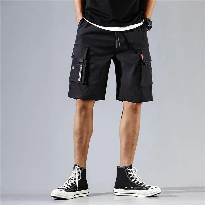 Camo Navy Trousers Man Harem Y2k Tactical Military Cargo