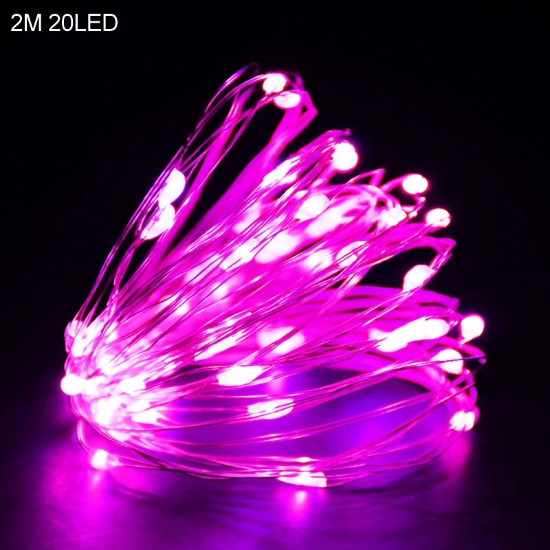 2M 20LED Santa Claus Snowflake LED Light