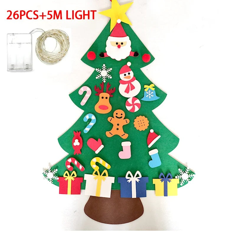 DIY Felt Christmas Tree Christmas Decoration