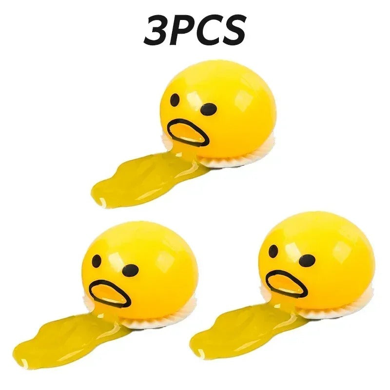 Vomiting Egg Yolk Toys Anti Stress