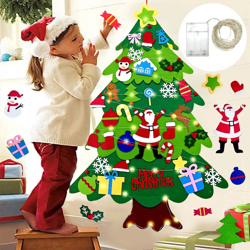 DIY Felt Christmas Tree Christmas Decoration