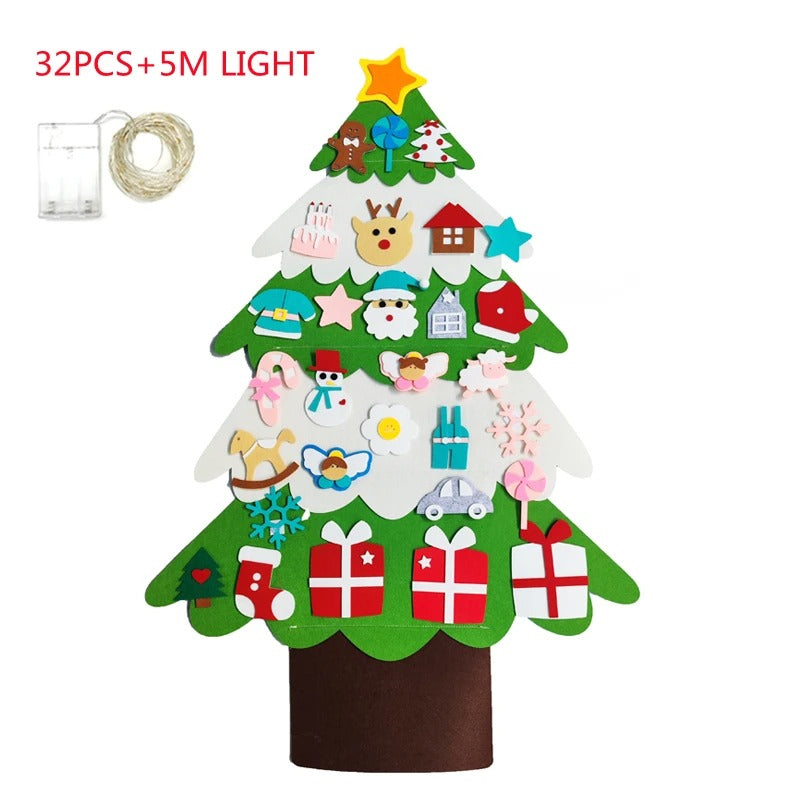 DIY Felt Christmas Tree Christmas Decoration