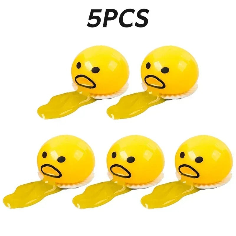 Vomiting Egg Yolk Toys Anti Stress