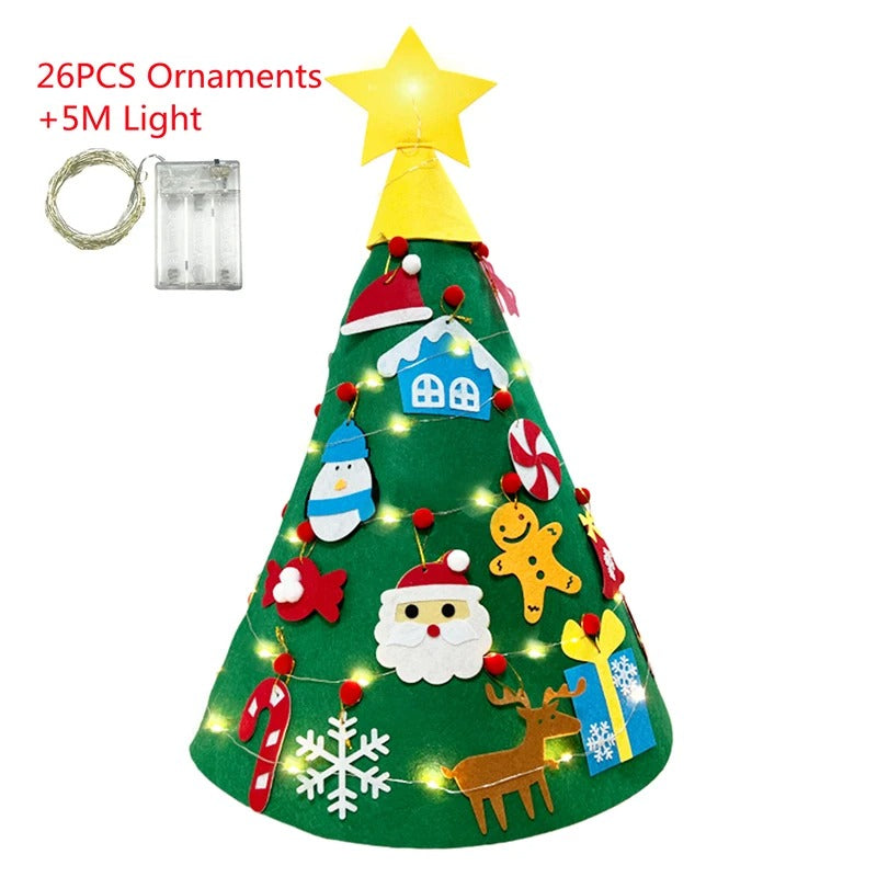 DIY Felt Christmas Tree Christmas Decoration