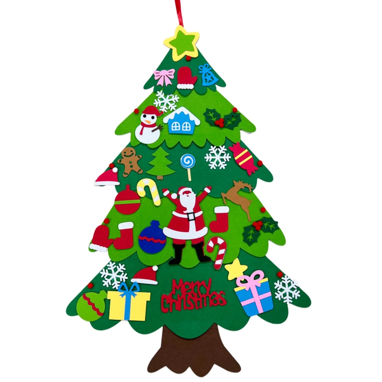 DIY Felt Christmas Tree Christmas Decoration