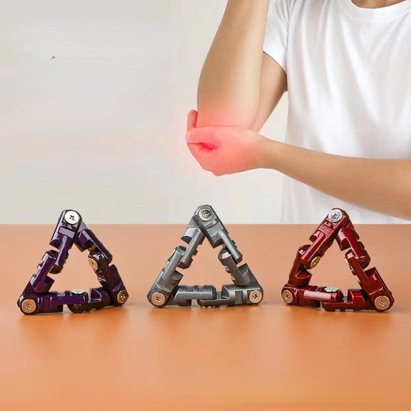 Infinite Flip Chain Fidget Toys Stress Relief s Metal Alloy Massage Bracelet Creative Fingertip