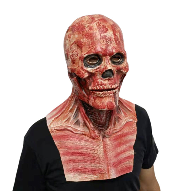 Double-layer Ripped Mask Bloody Horror Skull