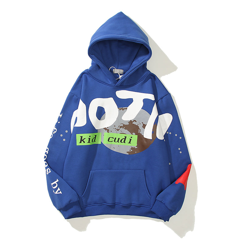 Kanye West Pullover Flannel Hoodies