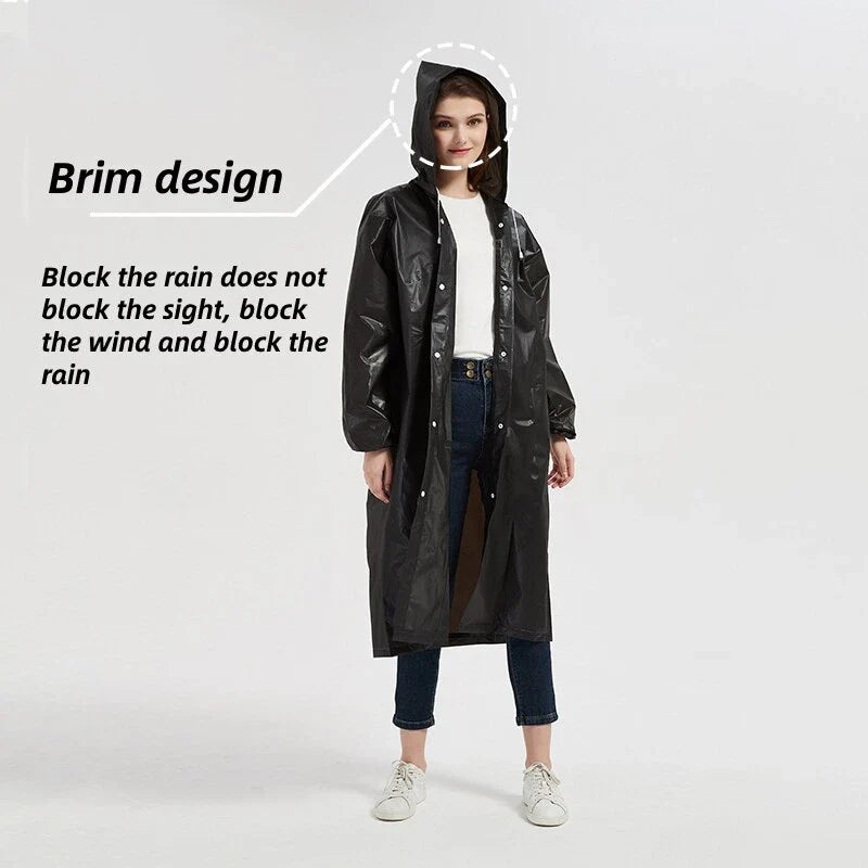 1PCS High Quality EVA Unisex Raincoat Thickened Waterproof