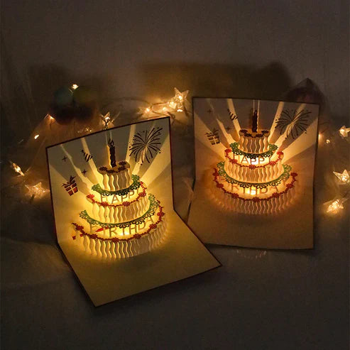 3D LED Music Birthday Cards