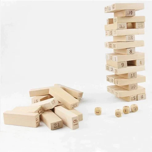 Wooden Blocks Stacking Game