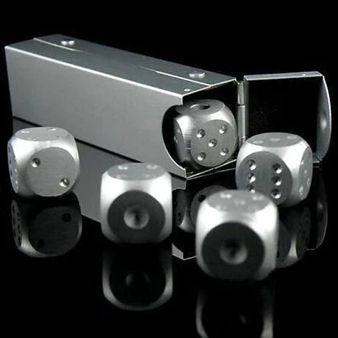 5pcs Aluminum Alloy Metal Dices