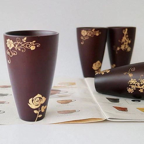 Natural Wooden Japanese Cup