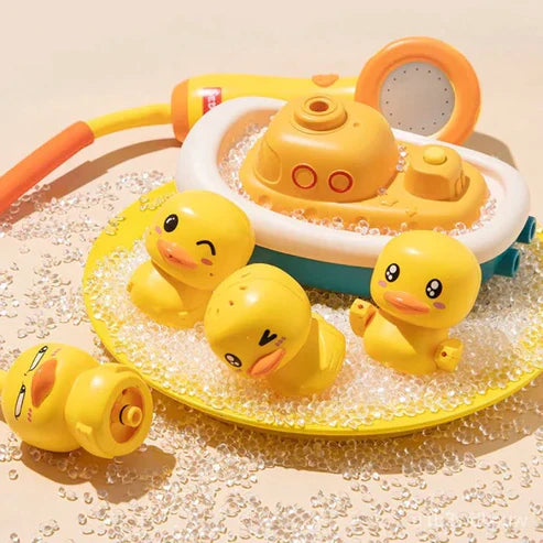 Electric Duck Boat Spray Bath Toy