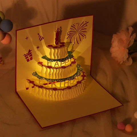 3D LED Music Birthday Cards