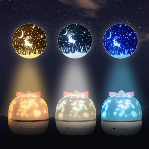 360 Degree Rotating Projection Night Lamp