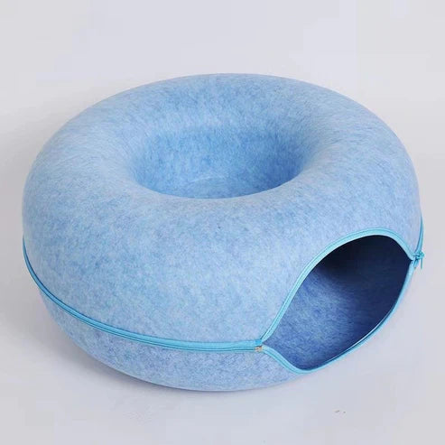 Donut Cat Bed Pet Cat Tunnel