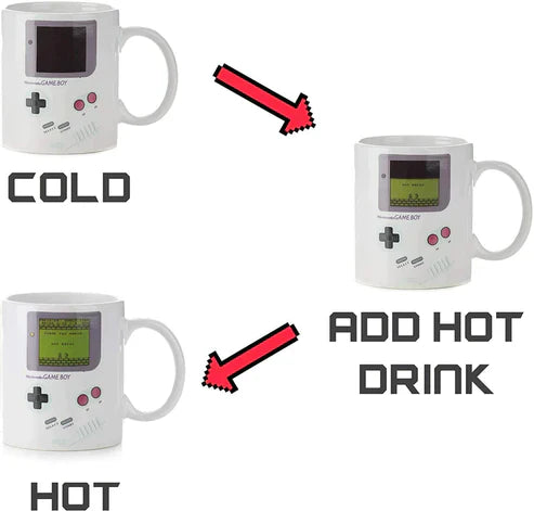 Heat Sensitive Nintendo Game Boy Ceramic Mug