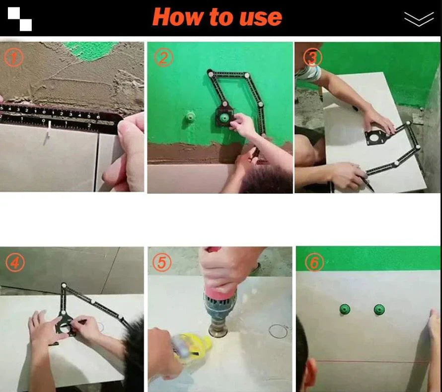 6-Sided Angle Finder Tool