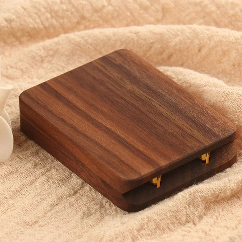 Lovely wooden rotating ring box