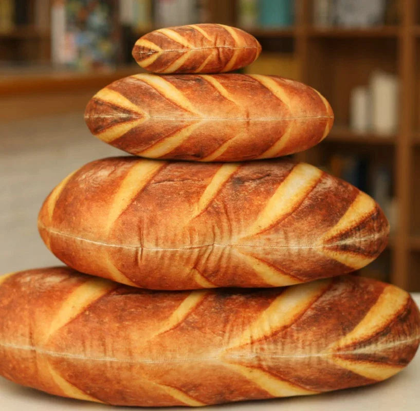 3D Creative Simulation Bread Shape Pillow