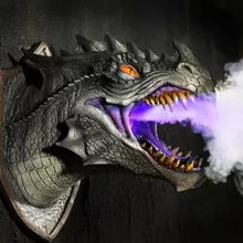 Dragon Legends Prop 3d Wall Mounted Dinosaur Smoke Light Wall