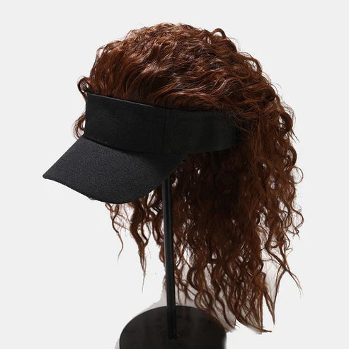 Women Artificial Hair Summer Baseball Cap