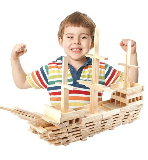 Wooden Model Building Blocks