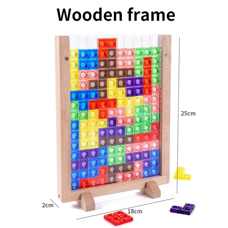 Colorful 3D Educational Puzzle Math Toy