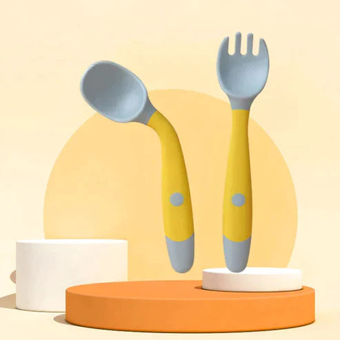 Bendable Training Soft Fork & Spoon For Infants