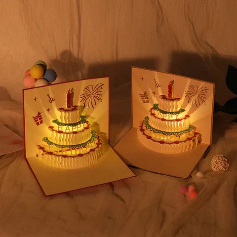 3D LED Music Birthday Cards