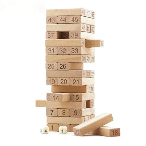 Wooden Blocks Stacking Game