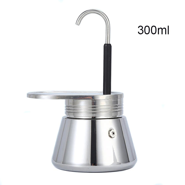 Moka Pot  Stainless Steel  Coffee Maker