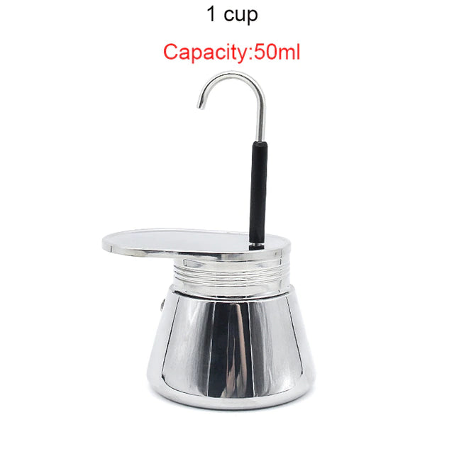 Moka Pot  Stainless Steel  Coffee Maker