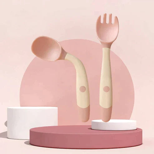 Bendable Training Soft Fork & Spoon For Infants