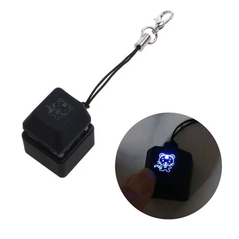 LED Keyboard Switch Fidget Keychain